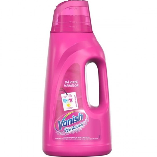 Vanish Oxi Action Pink, solutie curatare pete, 2 L
