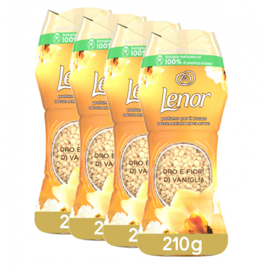 Lenor Gold Orchid, balsam perle parfumate, 4 buc x 210 gr