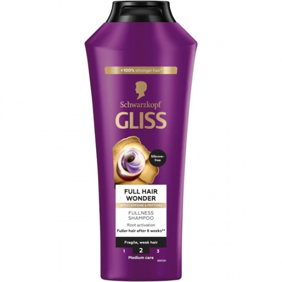 Gliss Full Hair Wonder, sampon par fragil, 400 ml