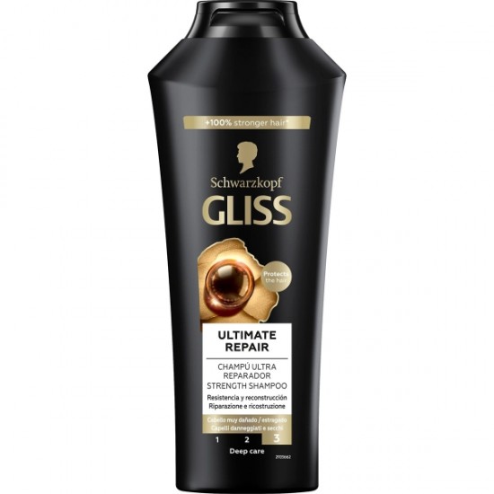 Gliss Ultimate Repair, sapon par foarte deteriorat, 400 ml