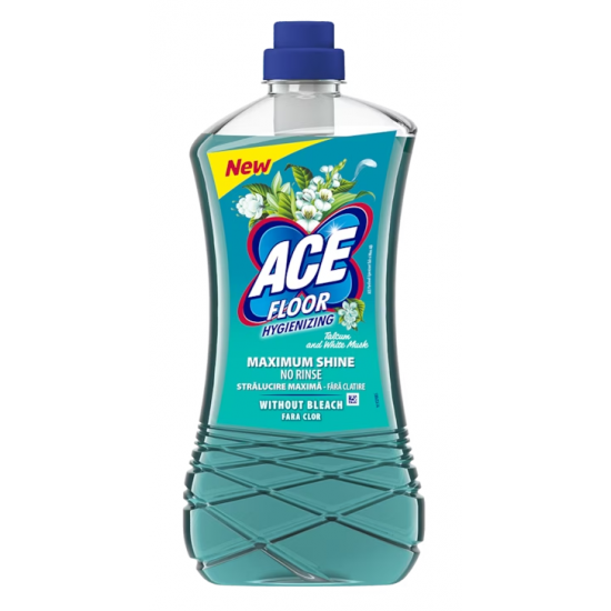 Ace, detergent universal pardoseli fara clor cu Talc & Mosc alb, 1 L