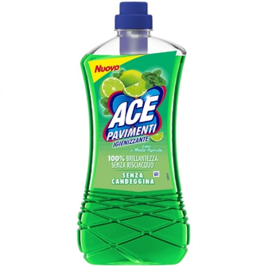 Ace, detergent universal pardoseli fara clor cu lime & menta, 1 L