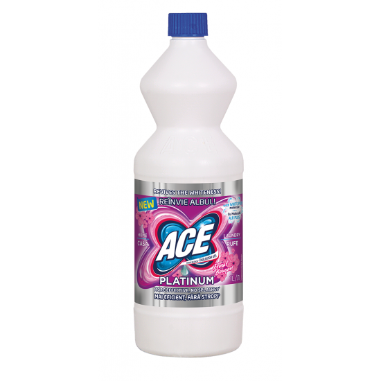Ace Platinum, clor dezinfectant pentru haine, 1 L