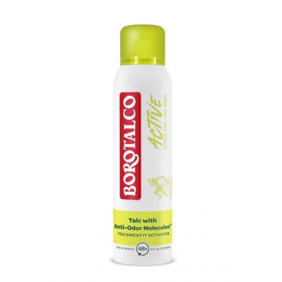 Borotalco Active Citrus&Lime, deodorant spray femei, 150 ml