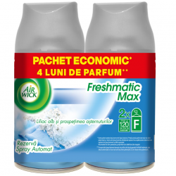 Pack 2 x Odorizant camera Airwick Cool Linen, 250 ml