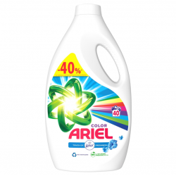 Ariel Touch of Lenor Turbo Clean, detergent rufe lichid, 40 spalari, 2 L