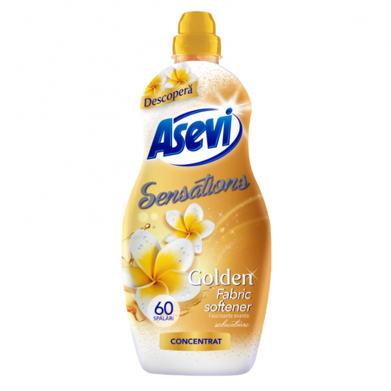 Asevi Sensations Golden, balsam rufe concentrat, 60 spalari, 1.44 L