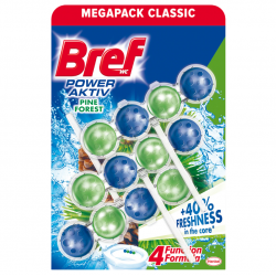 Bref Power Aktiv Pine, odorizant toaleta, 3x50 gr