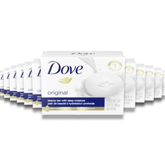 Dove Original, sapun solid hidratant, 12 x 90 gr.