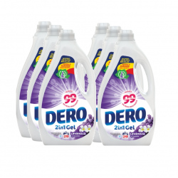 Dero 2in1 Levantica, detergent rufe lichid, 6x1 L, 120 spalari