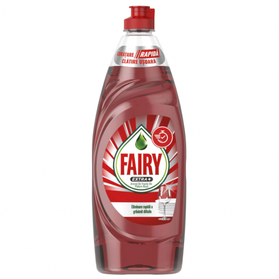 Fairy Extra+ Fructe de padure, detergent lichid de vase, 650 ml