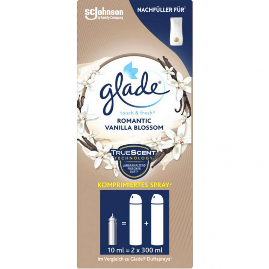 Glade Vanilie, rezerva odorizant camera aparat electric Touch&Fresh, 10 ml