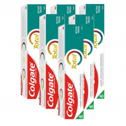 Colgate Total Active Fresh, pasta de dinti cu fluor, 6x100 ml