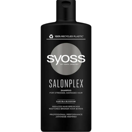 Syoss Salonplex, sampon pentru par tratat chimic, 440 ml
