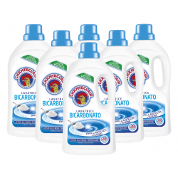 Chante Clair Bicarbonat, detergent rufe lichid, 6x1.26 L, 168 spalari