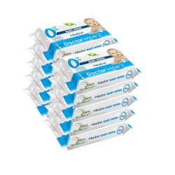 Doctor Wipes Neutro, servetele umede bebe fara parfum, 10x72, 720 buc