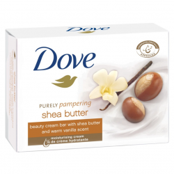 Dove Shea Butter, sapun solid 1/4 crema hidratanta, 90 gr