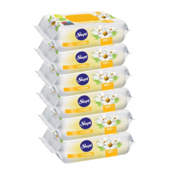 Sleepy, servetele umede cu extract de musetel, 6x120 buc