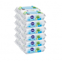 Sleepy, servetele umede cu extract de Aloe Vera, 12x120 buc