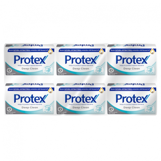Protex Deep Clean, sapun solid antibacterian, 6x90 gr