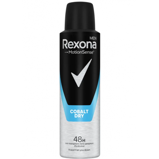 Rexona Motion Sense Cobalt Dry, antiperspirant spray femei, 48h protectie, 150 ml