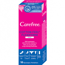 Carefree Flexiform, absorbante zilnice, 18 buc/pachet