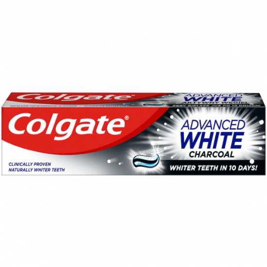 Colgate Advanced White Charcoal, pasta de dinti cu fluor, 100 ml