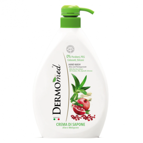 Dermomed Aloe&Rodie, sapun lichid crema, 1000 ml