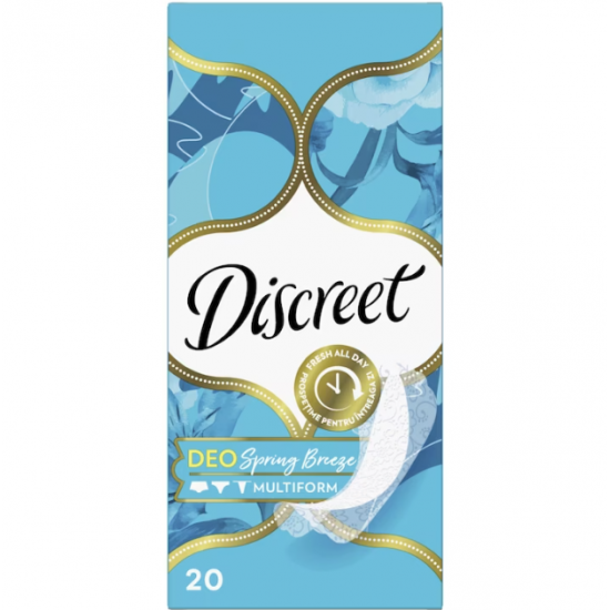 Discreet Spring Breeze, absorbante zilnice, 20 buc/pachet