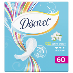 Discreet Spring Breeze, absorbante zilnice, 60 buc/pachet