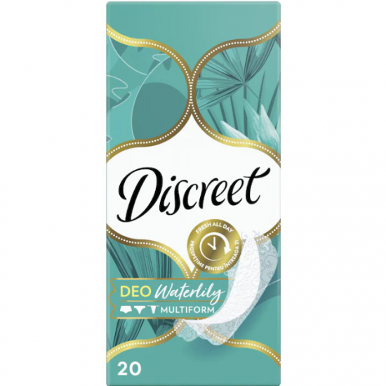 Discreet Waterlily, absorbante zilnice, 20 buc/pachet
