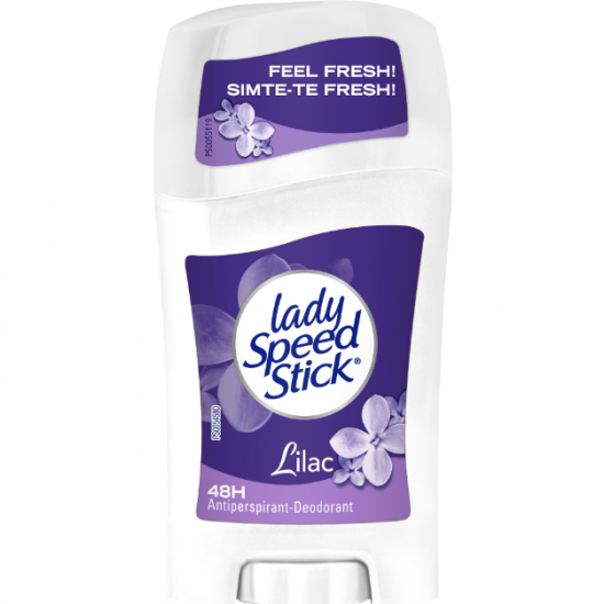 Lady Speed Stick liliac, antiperspirant solid femei, 40 gr