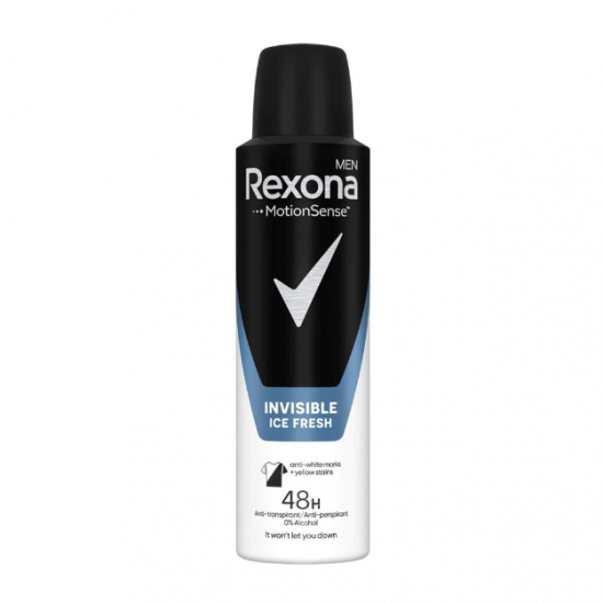 Rexona Men Invisible Fresh, antiperspirant spray barbati, 150 ml