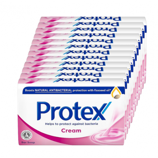 Protex Cream, sapun solid antibacterian, 12x90 gr
