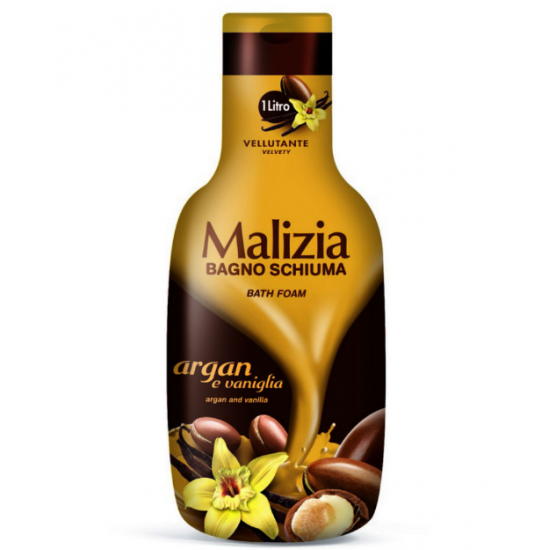Malizia Argan&Vanilie, spumant de baie, 1000 ml