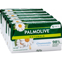 Palmolive Naturals Balanced&Mild, sapun solid cu extract de musetel, 6x90 gr
