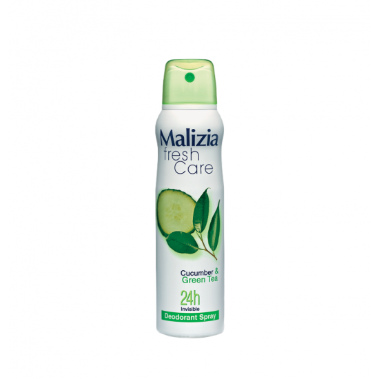 Malizia Fresh Care, deodorant spray femei cu extract de castravete si ceai verde, 150 ml