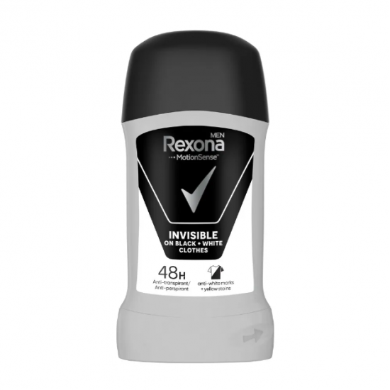 Rexona Motion Sense Invisible, antiperspirant solid barbati, 50 ml