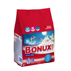 Bonux 3in1 White Liliac, detergent rufe pudra, 18 spalari, 1.17 kg