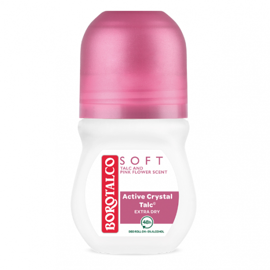 Borotalco Active Soft, deodorant roll on femei, 50 ml