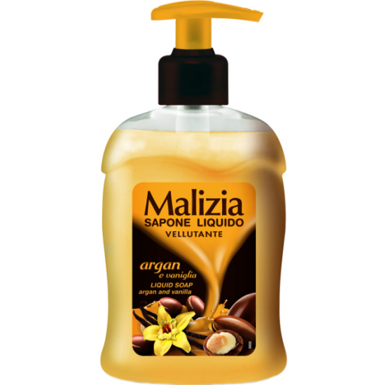 Malizia Argan & Vanilie, sapun lichid, 300 ml	
