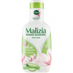 Malizia Bio Aloe & Magnolia, gel de dus hidratant, 1000 ml