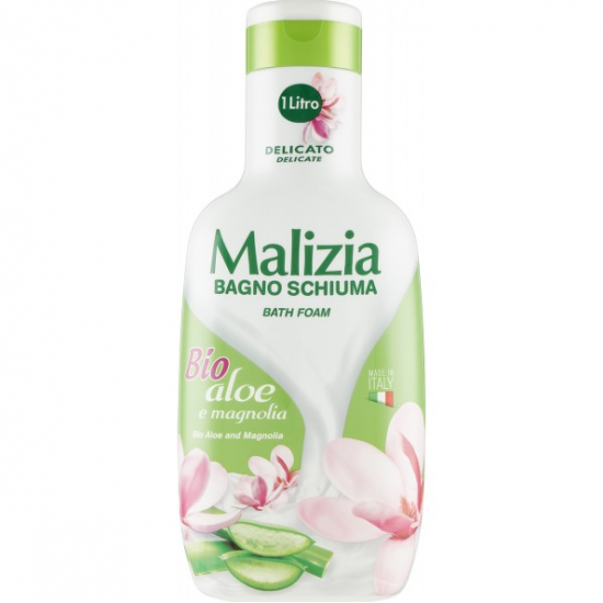 Malizia Bio Aloe & Magnolia, gel de dus hidratant, 1000 ml