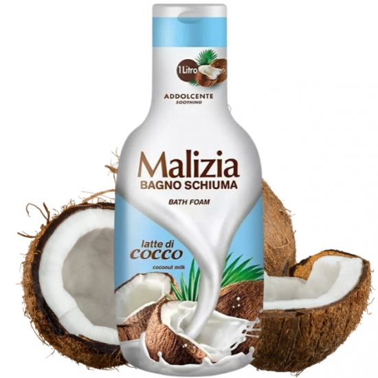 Malizia Cocco, gel de dus hidratant, 1000 ml