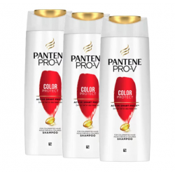 Pantene PRO-V Color Protect, sampon pentru par vopsit,  3 x 500 ml