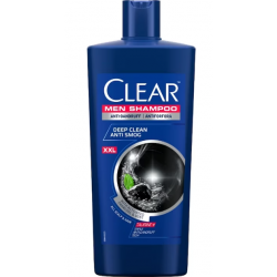 Clear Men Deap Clean, sampon  barbati cu carbune activ si menta, 610 ml