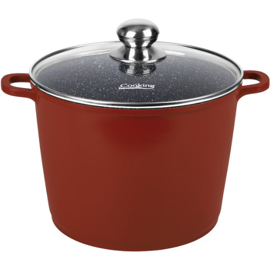 Cooking by Heinner Calabria, oala cu capac din aluminiu, 24x18cm, 8.2 L