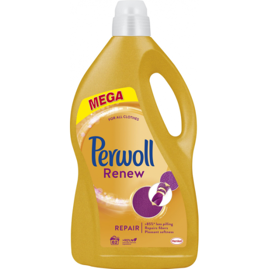 Perwoll Repair, detergent rufe lichid, 62 spalari, 3.72 L