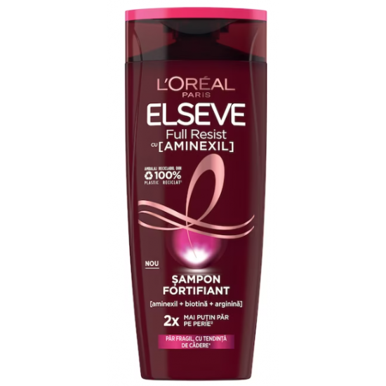 L'Oreal Elseve Full Resist, sampon pentru par fragil cu tendinta de cadere, 400 ml