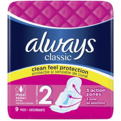 Always Classic, absorbante periodice de zi, 9 buc/pachet
